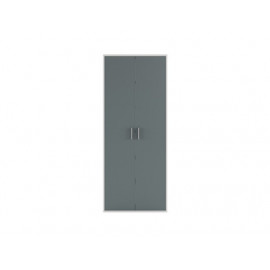 Шкаф платяной (М92) SZF 2D (79*55*221), серый